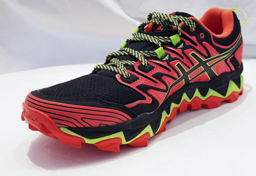 asics gel red and black