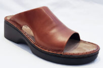 Naot Rome Maple Brown Leather