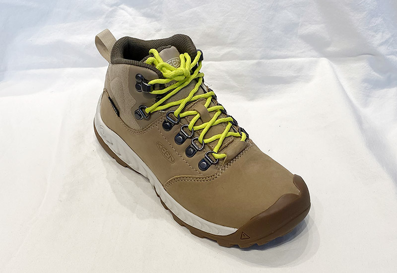 Keen NXIS Explorer Mid WP Safari Birch Women’s - Soles in Motion Athletic